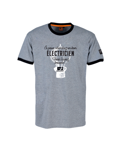 Tee-shirt Métier Bosseur® Électricien