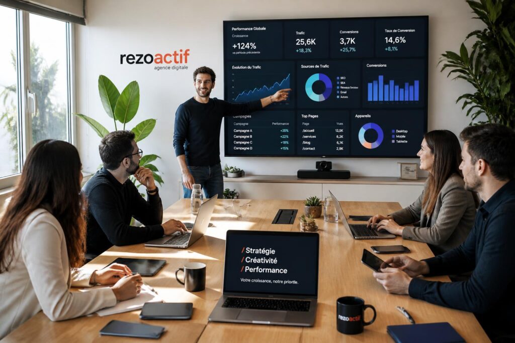 découvrez pourquoi l'agence rezoactif est votre partenaire idéal pour dynamiser votre stratégie digitale grâce à des solutions innovantes et personnalisées.