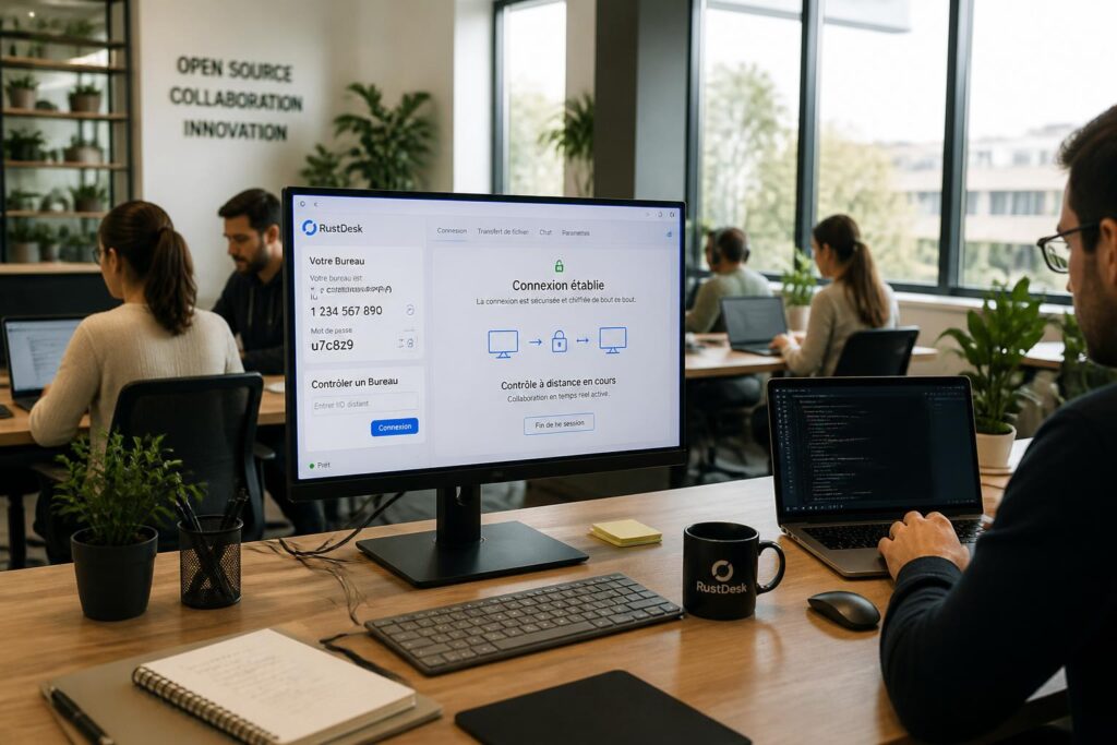 découvrez rustdesk, l’alternative open source innovante qui transforme le contrôle à distance en entreprise, alliant sécurité, simplicité et performance pour une gestion optimale.