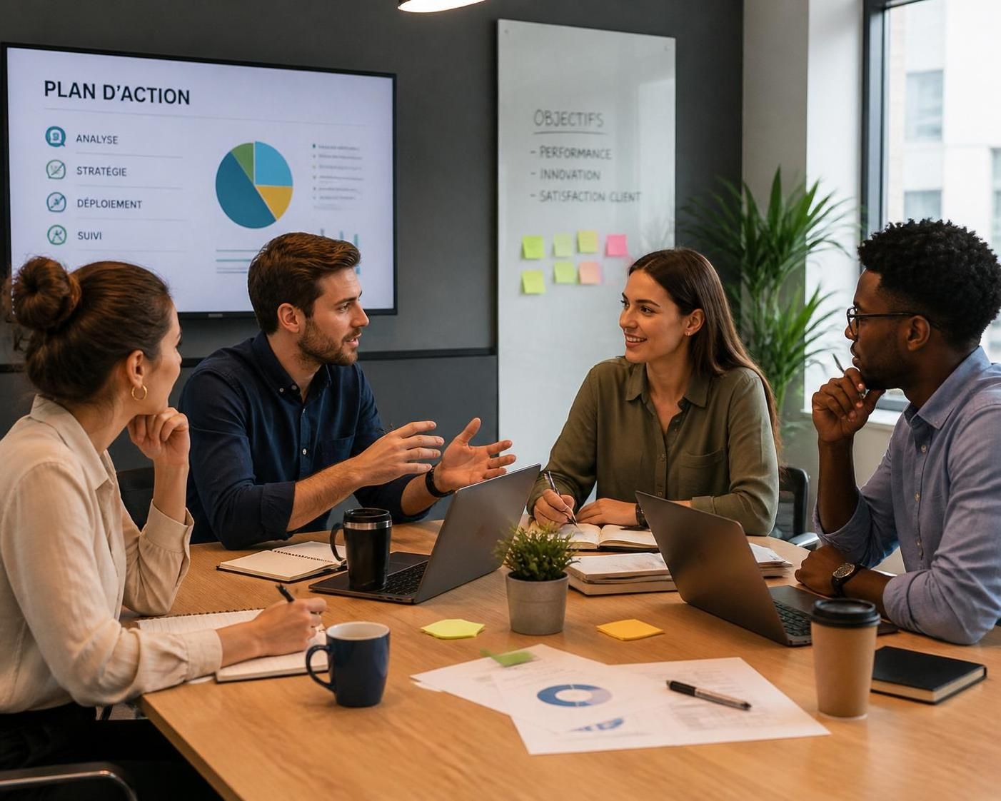 découvrez les avantages des réunions en table de 4 pour rendre vos sessions de travail plus dynamiques, efficaces et collaboratives.
