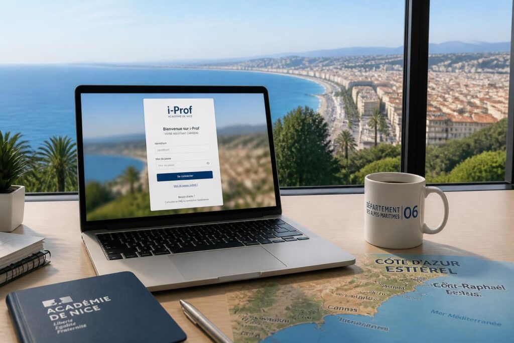 accédez facilement à iprof nice pour vous connecter et vous identifier. découvrez les services disponibles pour les enseignants de la région 06 esterel et simplifiez vos démarches en ligne.
