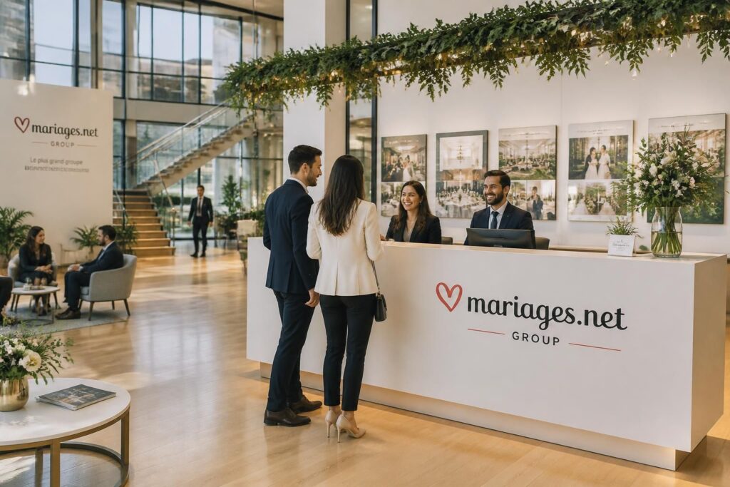 découvrez l'accès entreprise et les services proposés par le groupe mariages.net pour organiser facilement votre événement professionnel ou personnel.