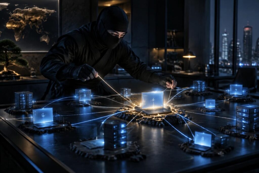 découvrez le ninjalinking, une stratégie de netlinking discrète : définition, fonctionnement et utilité pour améliorer le référencement naturel de votre site.